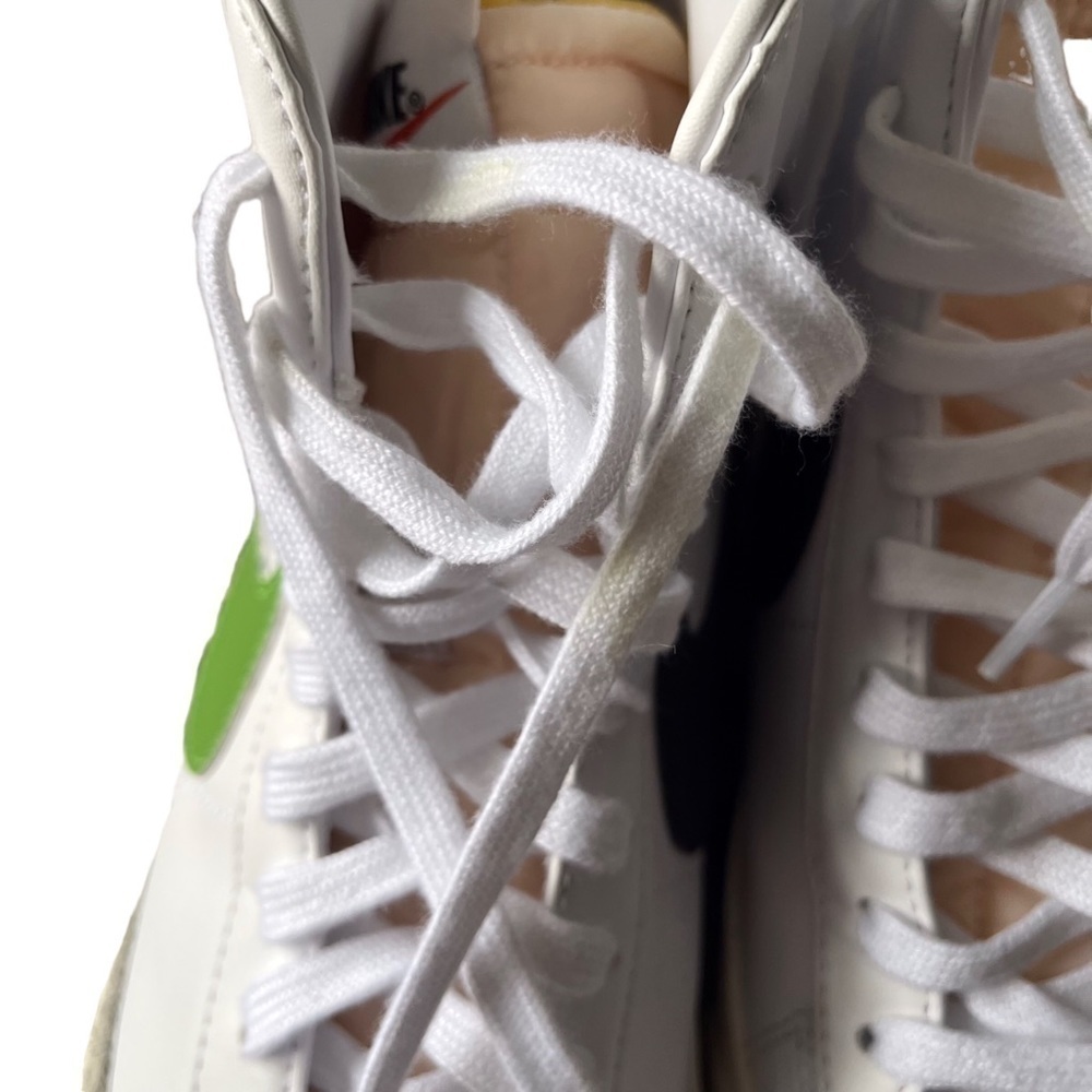 Nike Men’s Blazer Mid 77 Vintage Shoes Sneakers White Green Lace Up BQ6806 - Picture 11 of 12